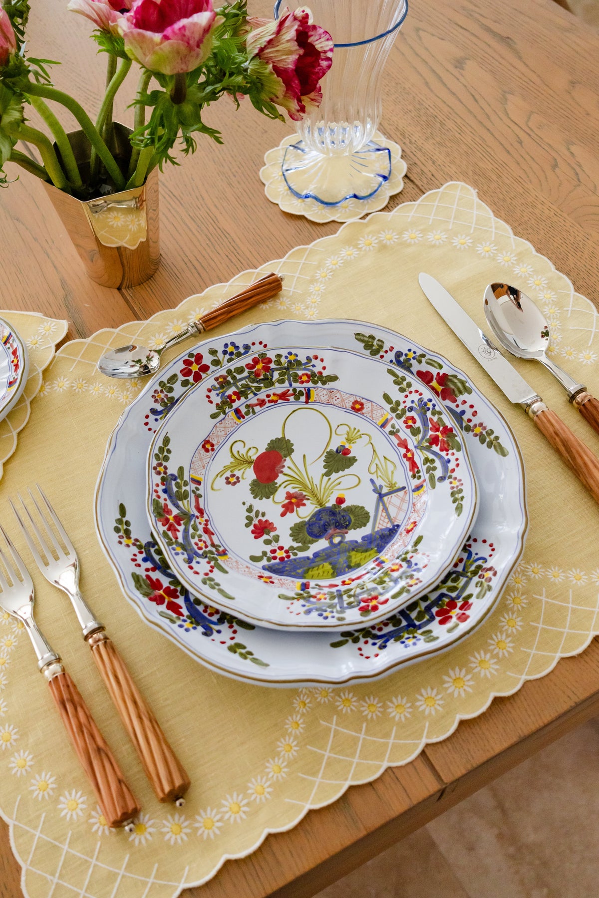 Daisy Placemat in Yellow