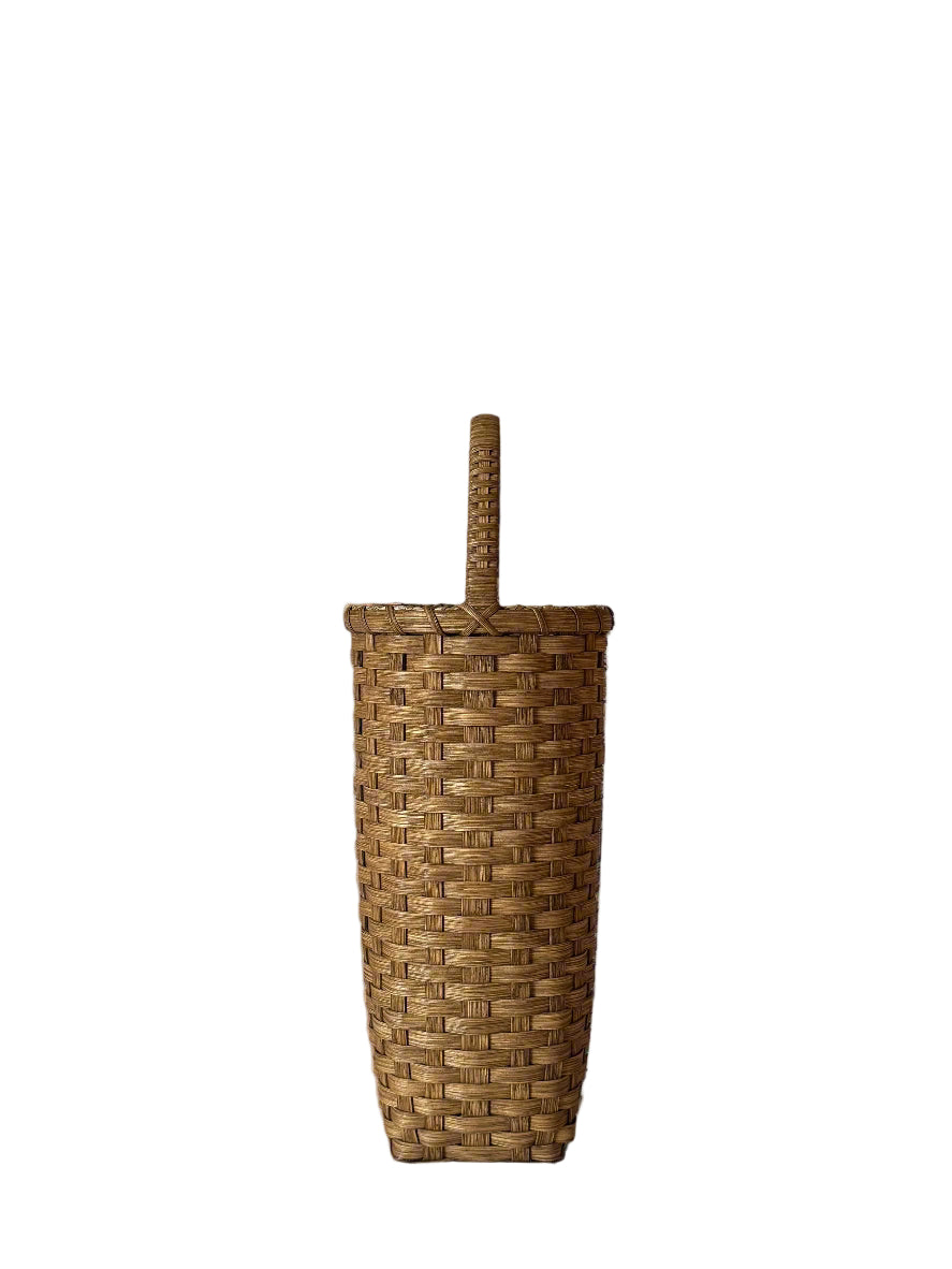 Flower Market Basket in Brown