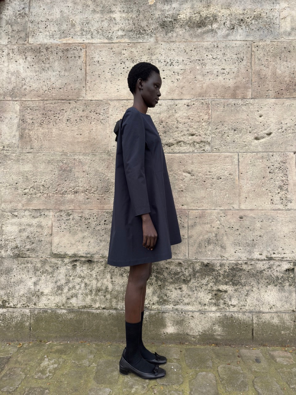 Catherine Dress in Cotton Gabardine