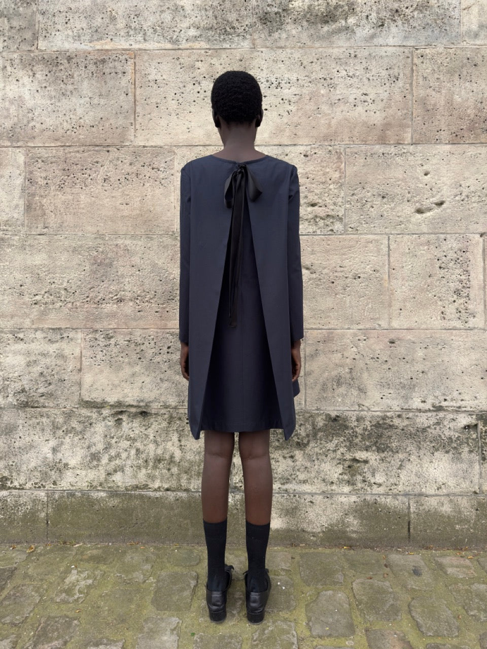 Catherine Dress in Cotton Gabardine