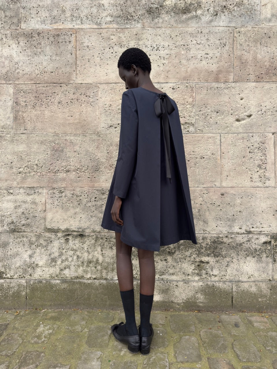 Catherine Dress in Cotton Gabardine
