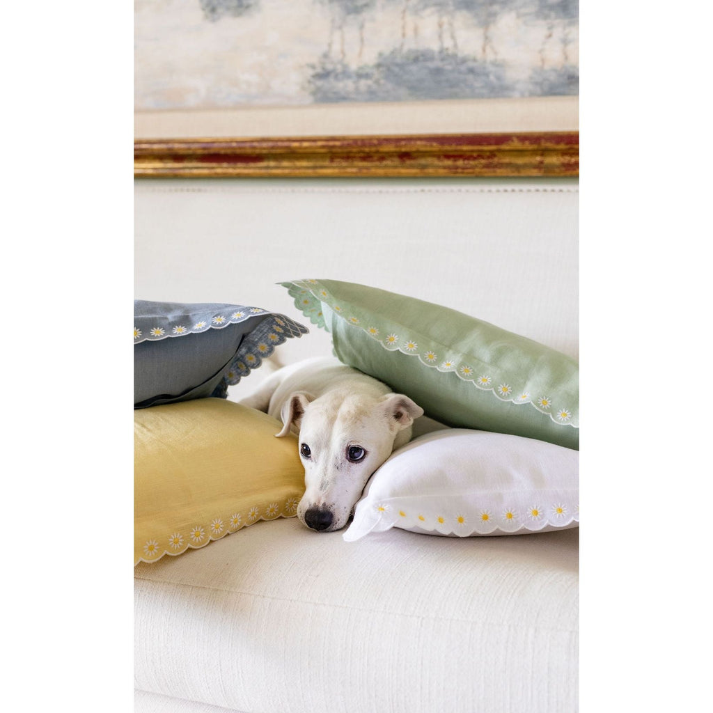 Daisy Boudoir Sham in Yellow