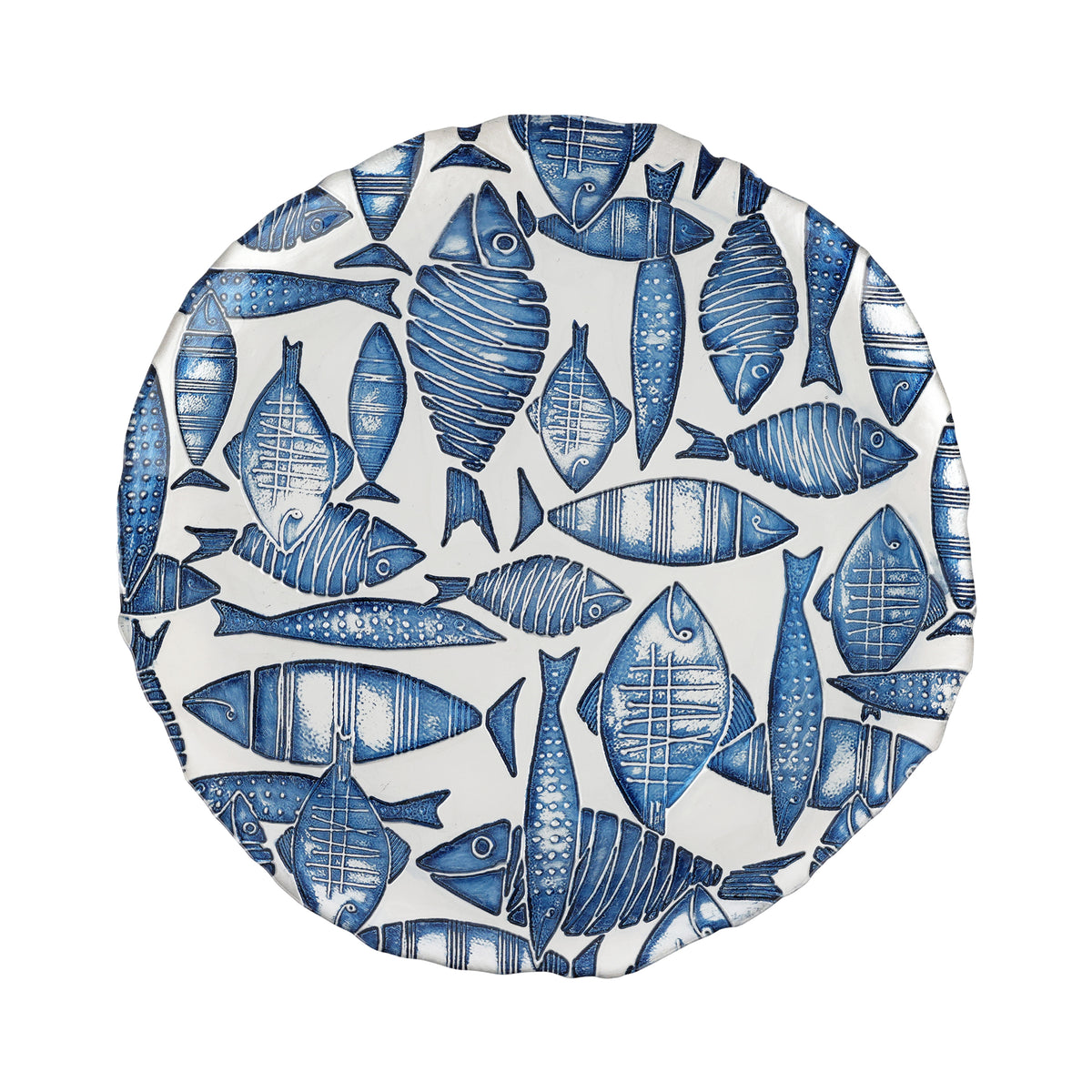 Isola Glass Round Platter