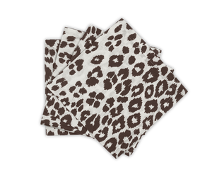 Matouk Schumacher Iconic Leopard Napkin, Set of 4