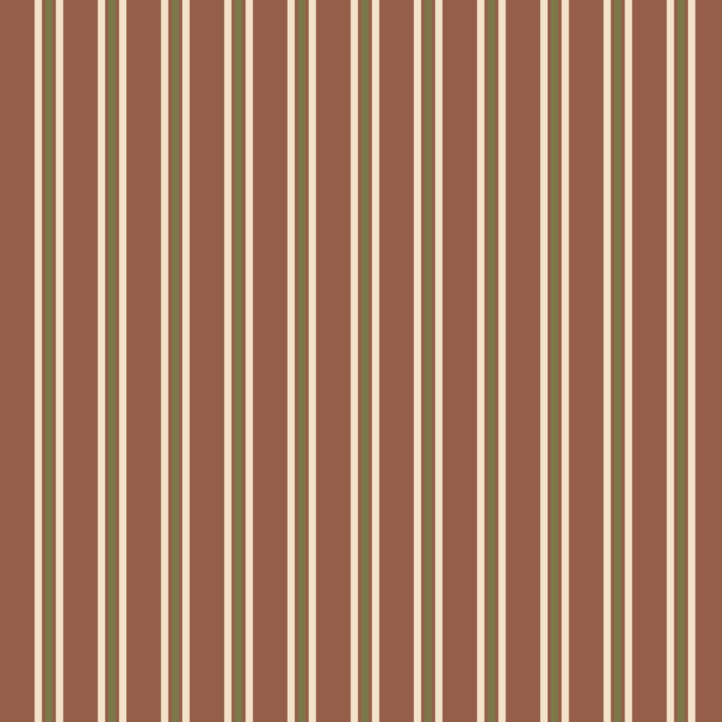 The Isabelle Tote in Chestnut Stripe