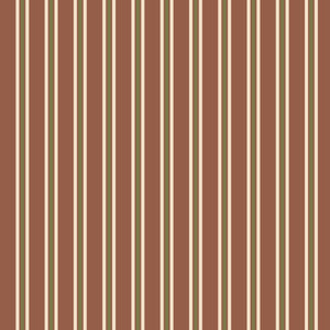 The Isabelle Napkin in Chestnut Stripe, Set of 4