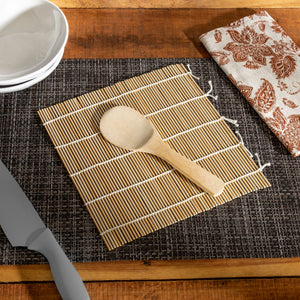 Sushi Making Kit with Sushi Roller in Natural, Set of 2