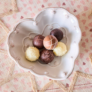 Berry & Thread 6.5" Heart Bowl in Whitewash