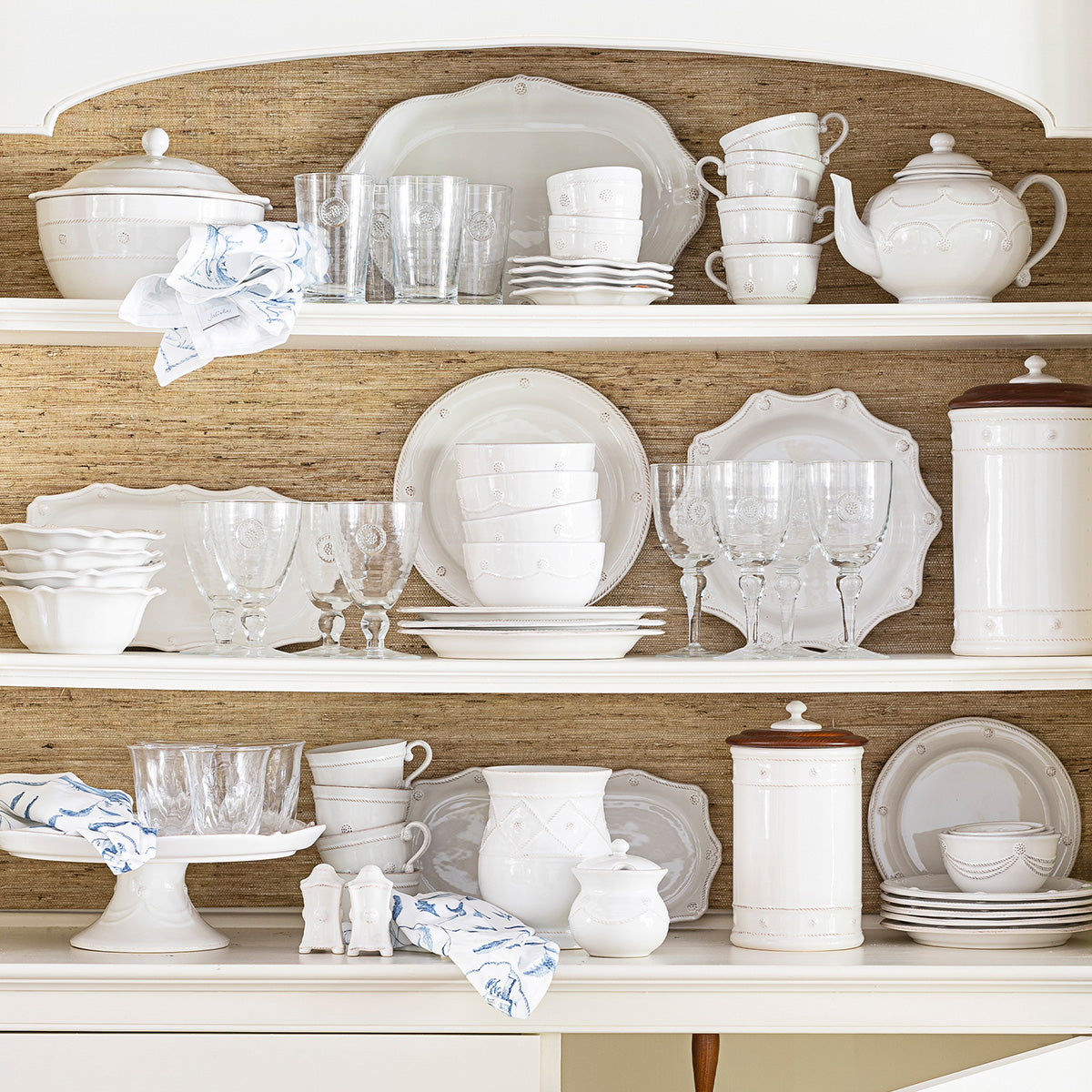 Berry & Thread 12" Oblong Server in Whitewash