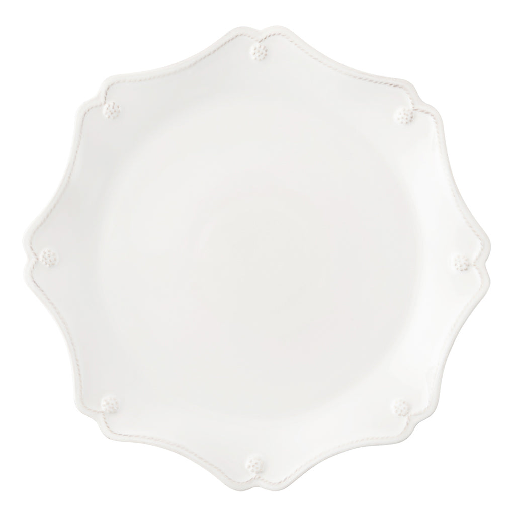 Berry & Thread Scalloped Charger/Platter in Whitewash