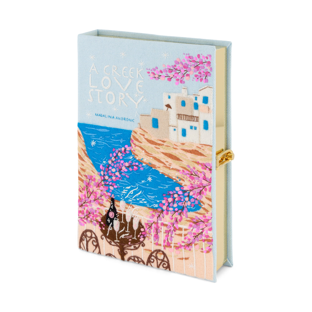 Greek Love Story Book Clutch