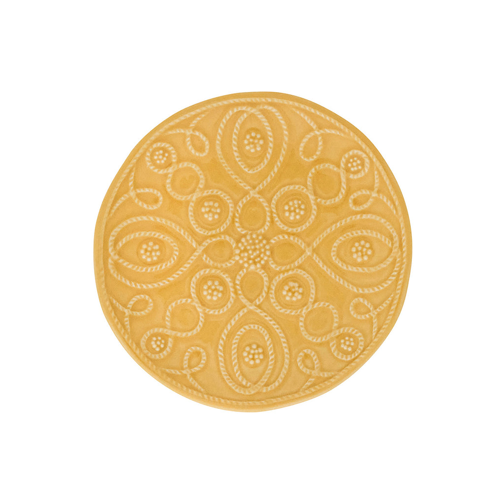 Jardins Du Monde Side/Cocktail Plate Assorted, Set of 4 in Daffodil