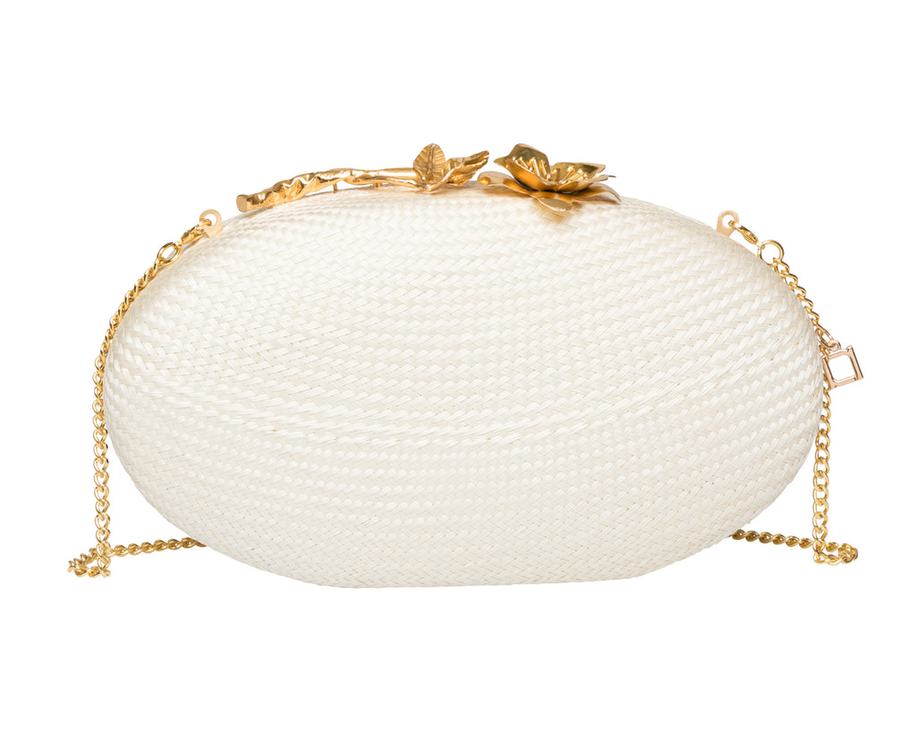 Joanna Clutch in Off White