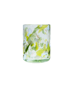 Late Afternoon Green Jardin Glass Tumbler