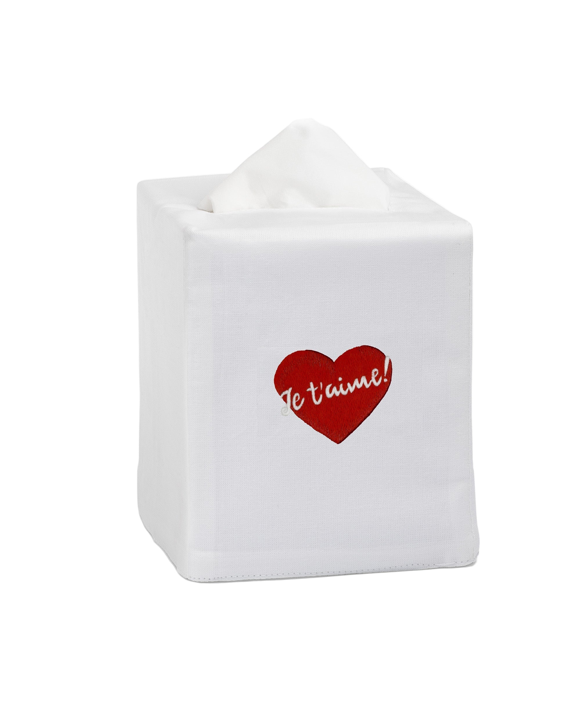 Je T'aime Tissue Box Cover