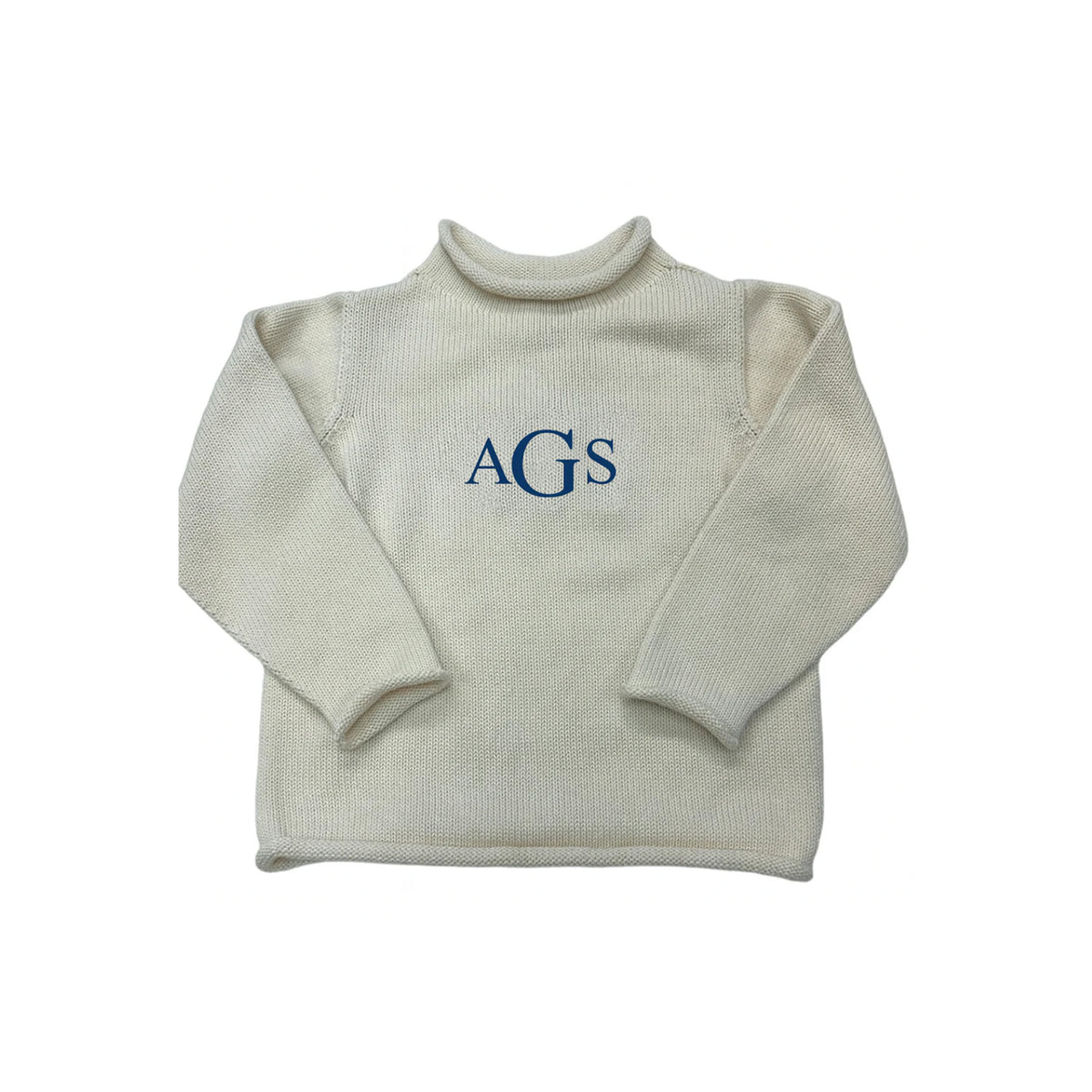 Jersey Rollneck Sweater in Natural