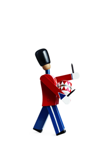 Drummer Small in Red, White, and Blue