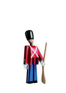 Guardsman With Gun in Red, White, and Blue