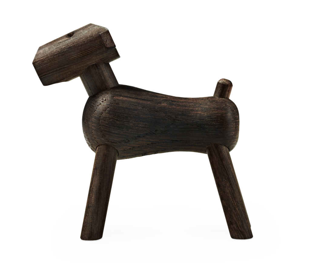 Kay Bojesen Dog in Dark Stained Oak