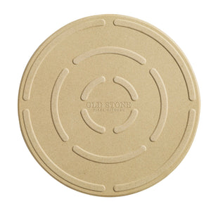 Cordierite Round Pizza Stone 14" in Beige