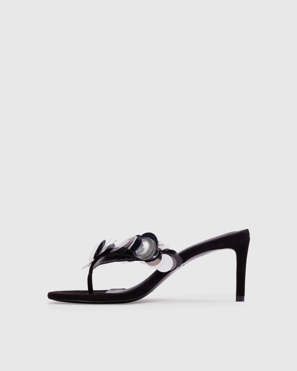 GLW 70 Mule in Black Suede