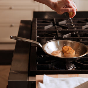 2-Piece Stainless Clad Frying Pan Set