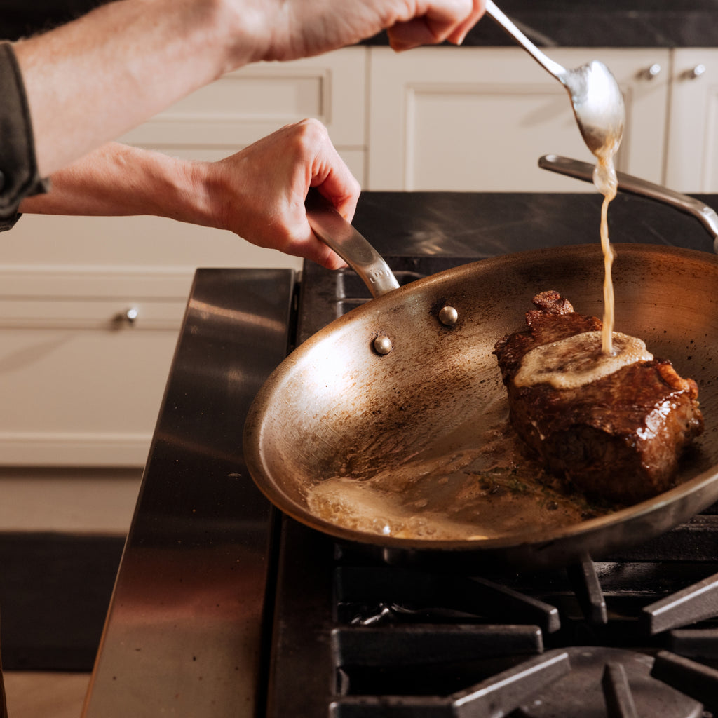 2-Piece Stainless Clad Frying Pan Set
