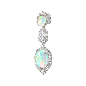 Sky Opal Drop Earrings