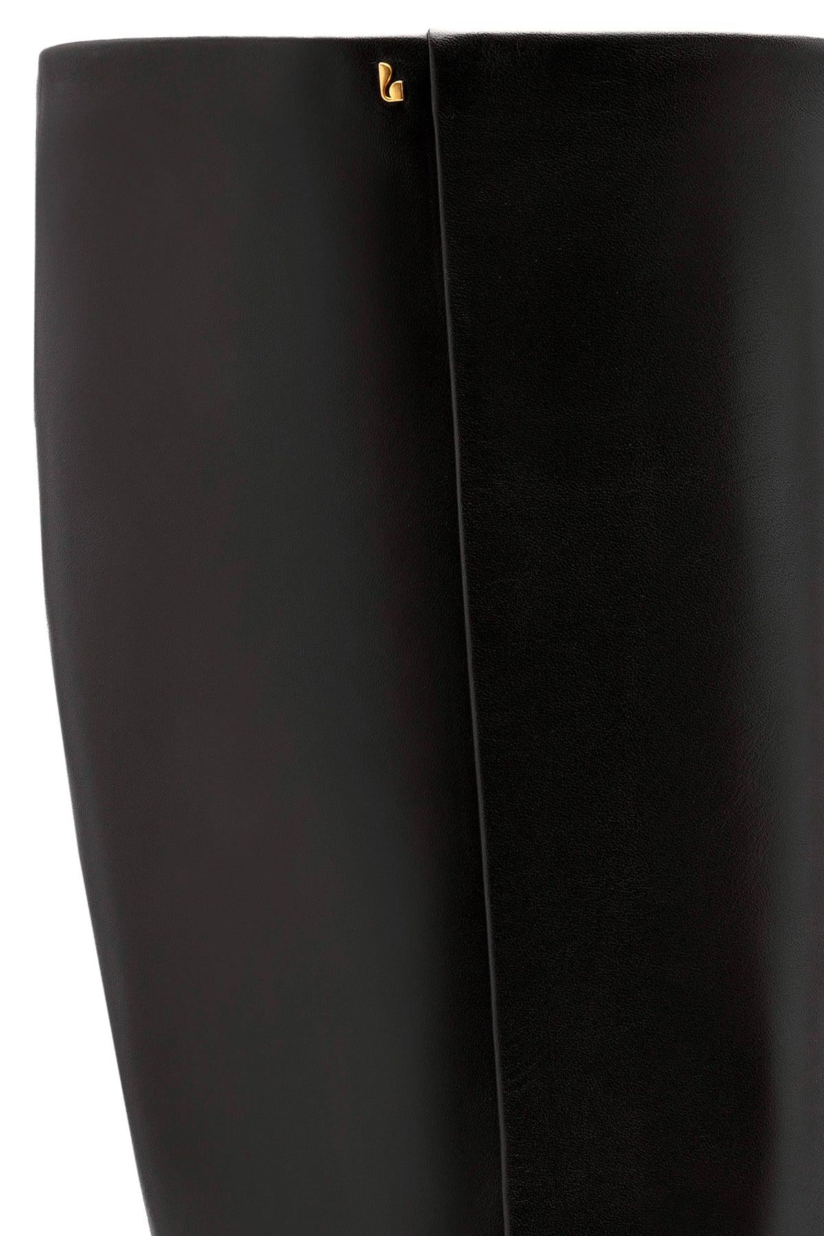 Kate Mid Boot In Black Leather