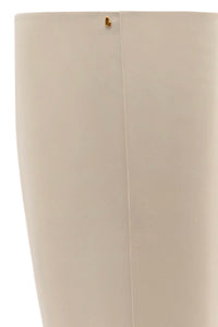 Kate Mid Boot In Ivory Leather