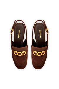 Harrington Loafer Hi In Brown Suede