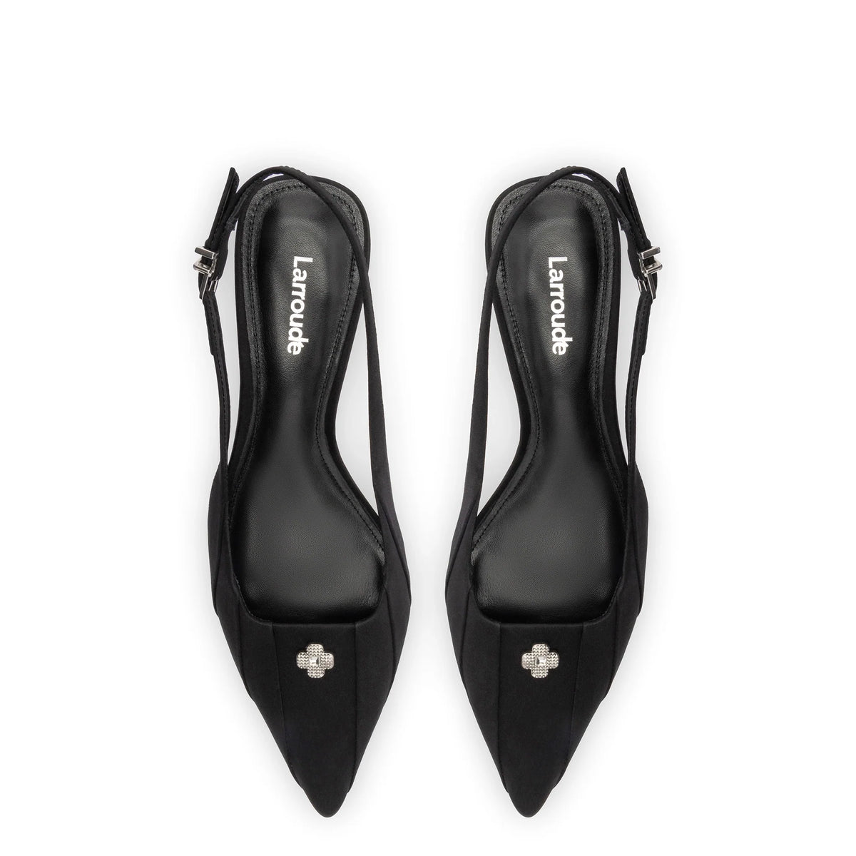 Maxine Pump In Black Fabric