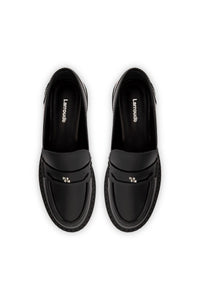 Suki Lugsole Loafer In Black Box Leather