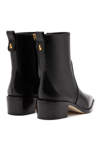 Florencia Low Boot In Black Leather
