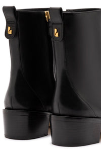 Florencia Low Boot In Black Leather