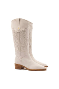 Paloma Boot In Mushroom Grey Suede