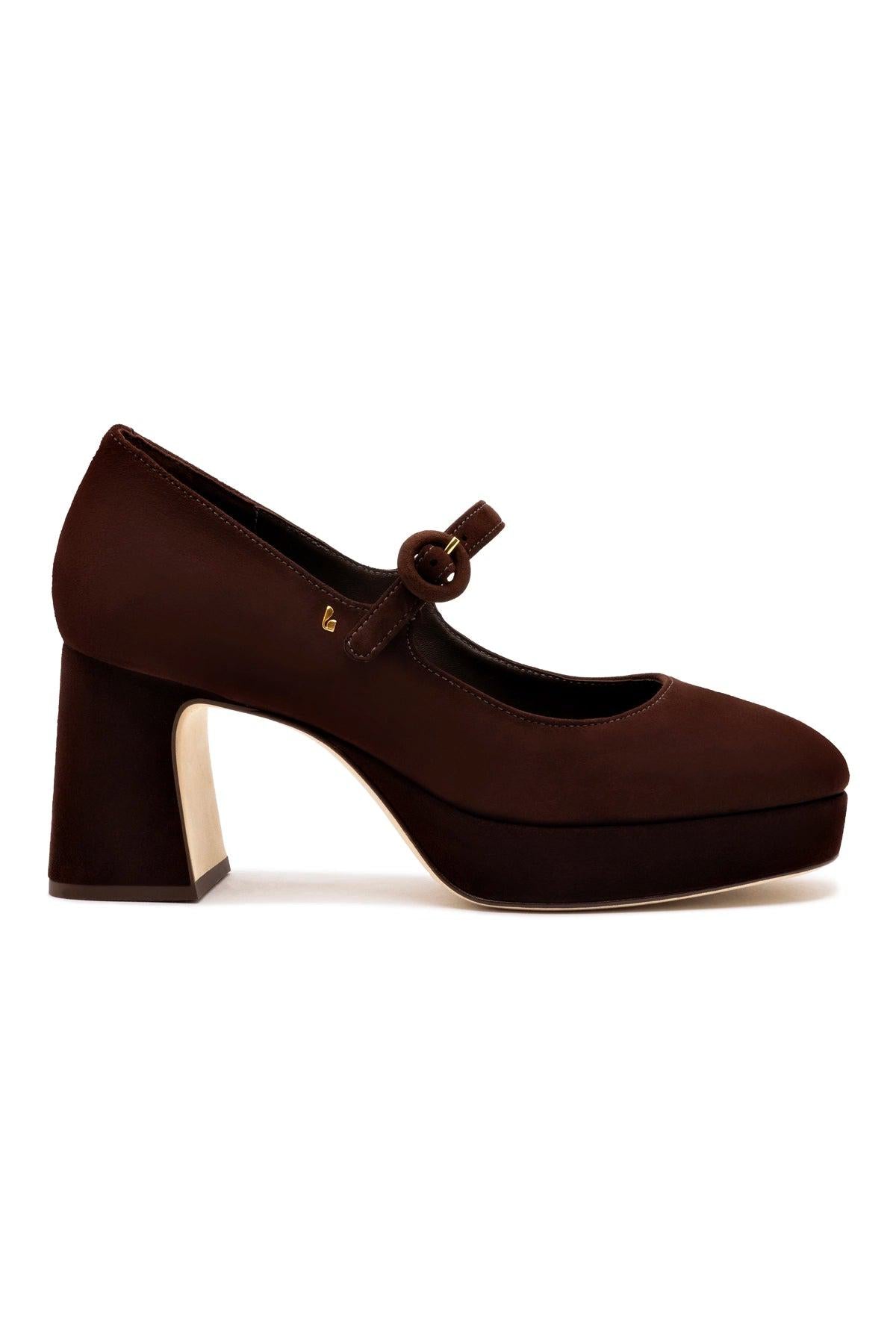 Blair Platform In Brown Leather