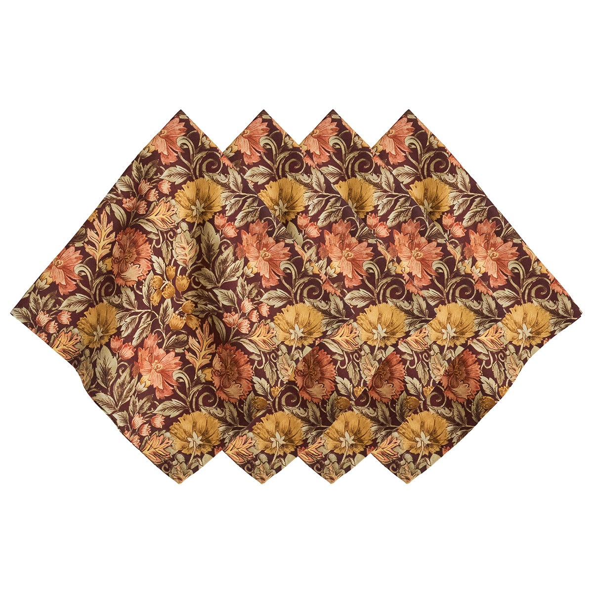 Willa Napkin in Amber, Set of 4