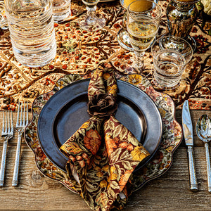 Willa Napkin in Amber, Set of 4