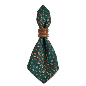 Klara Napkin in Evergreen, Set of 4