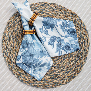 Field of Flowers Napkin in Chambray, Set of 4