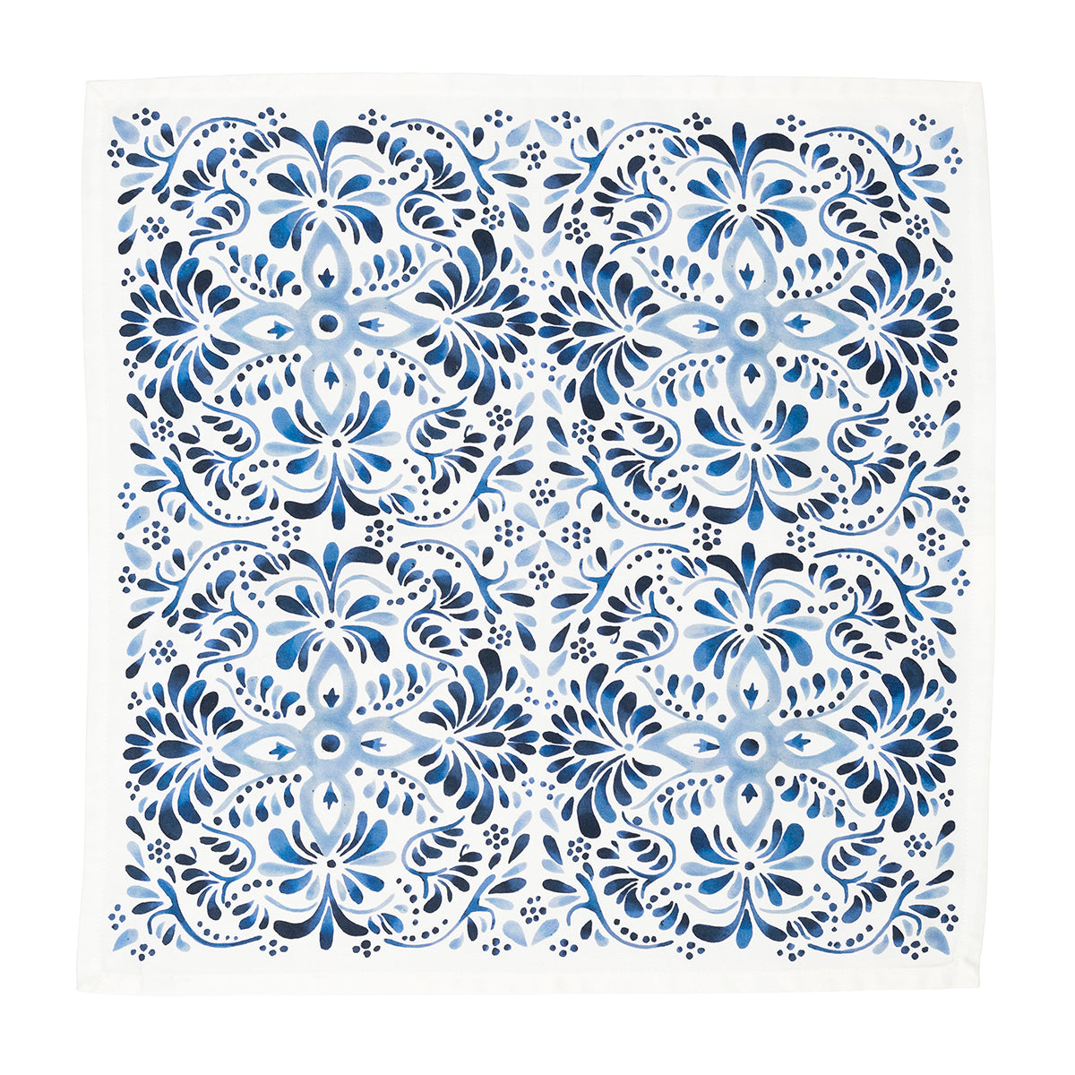 Iberian Napkin in Indigo, Set of 4