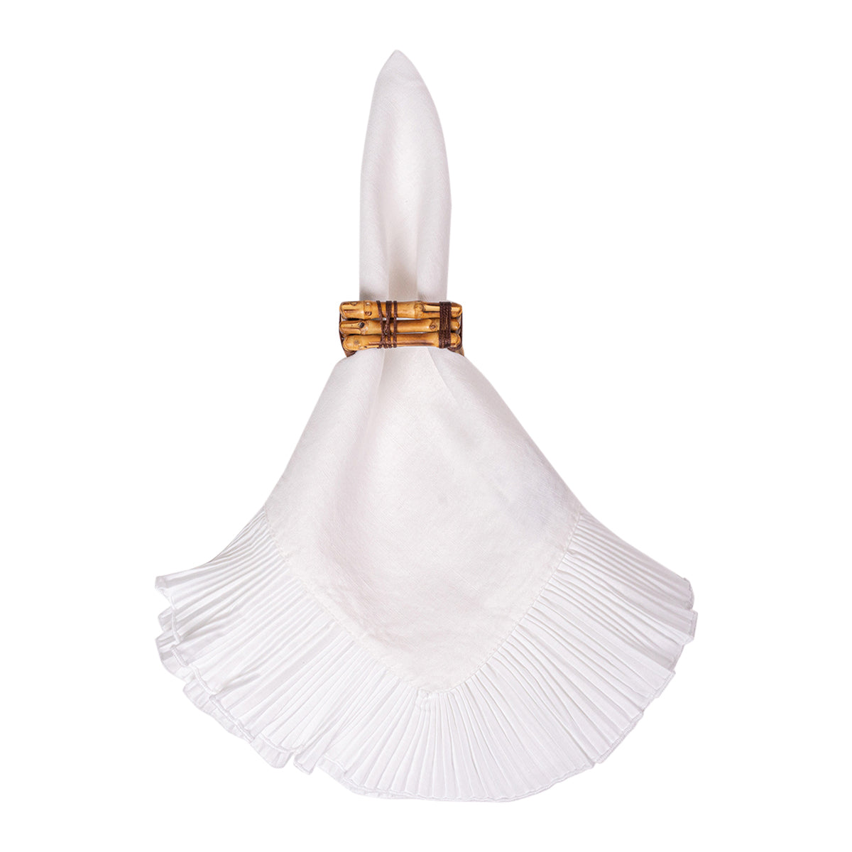 Mademoiselle Napkin in White, Set of 4