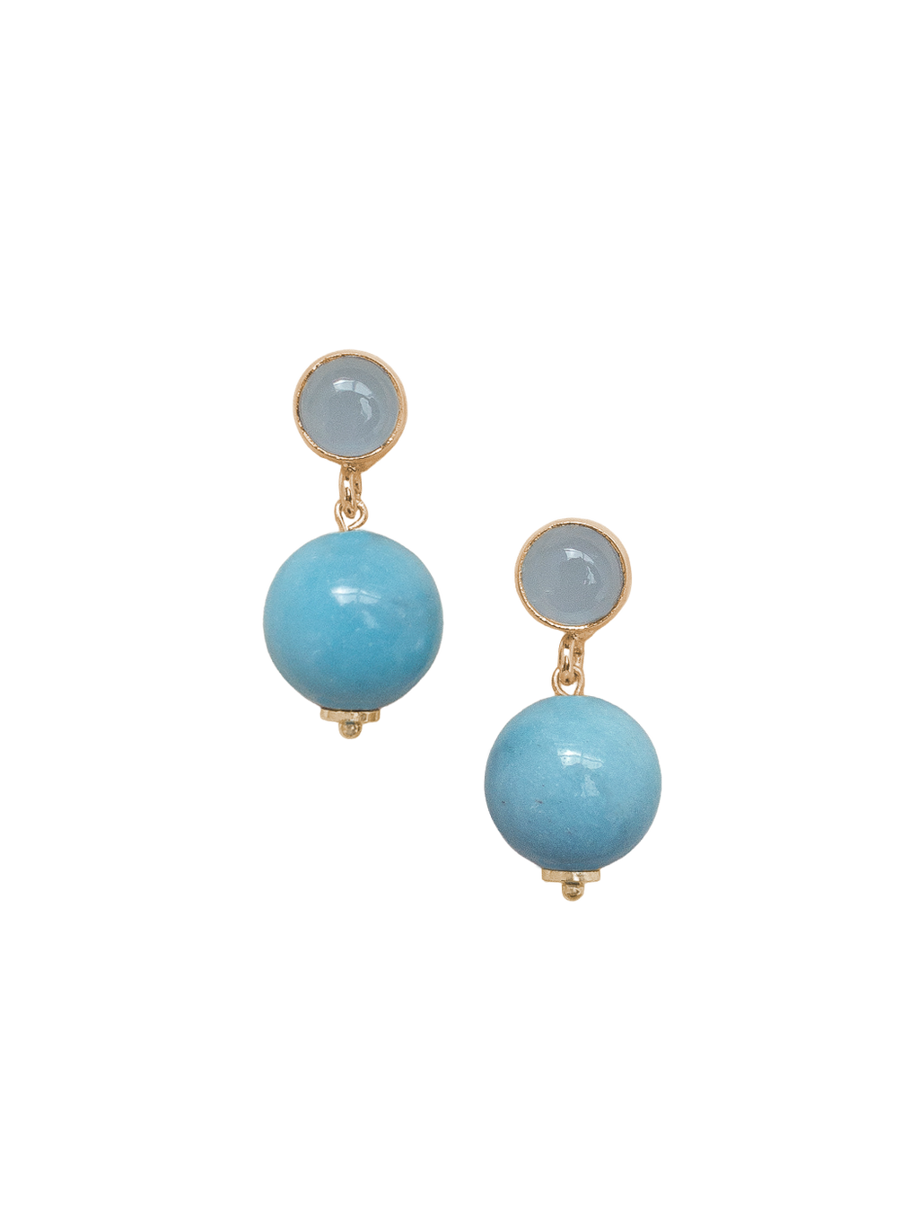 Lena Earrings in Blue