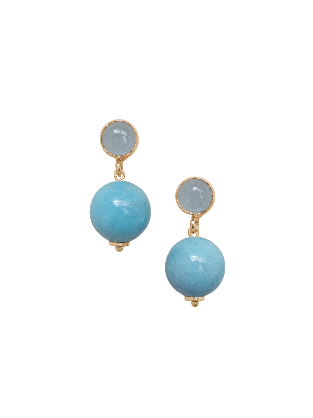 Lena Earrings in Blue