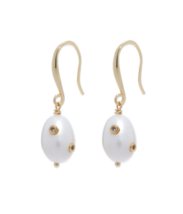 Geneva Pearl Drop Earrings