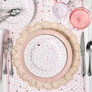 Heart Placemat in Natural, Set of 4