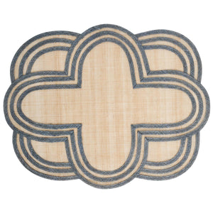 Scallop Stripe Placemat in Chambray