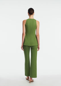 Textured Jersey Kate Pant in Cactus