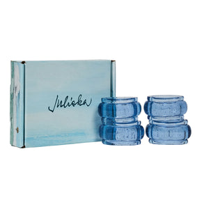 Provence Napkin Ring in Chambray, Set of 4